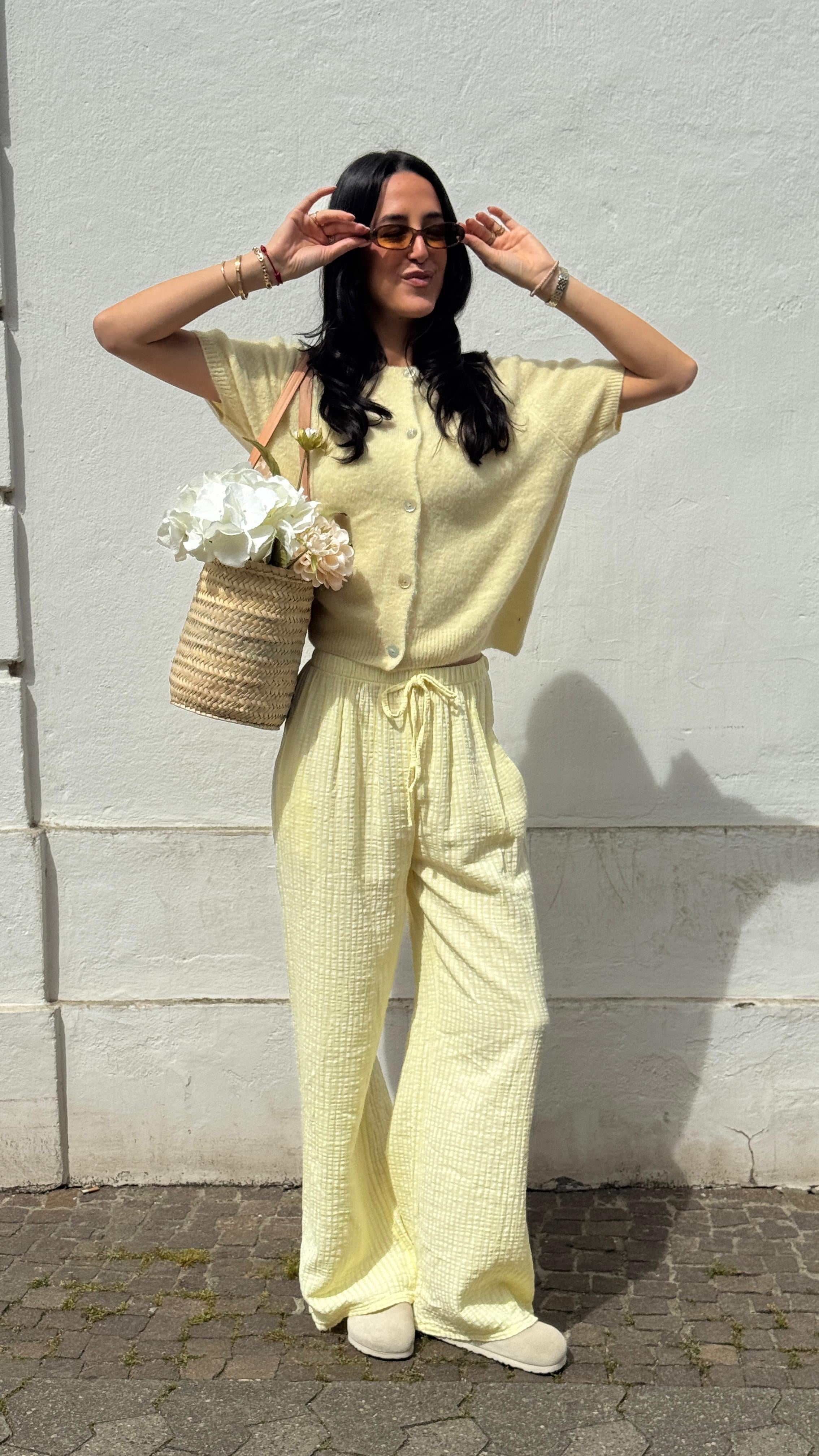 Musselinhose - LUNA yellow