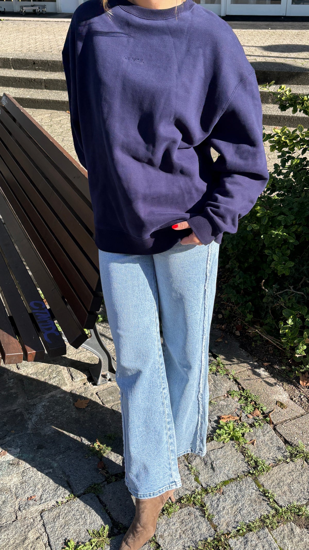 Oh April Sweater - BLUE