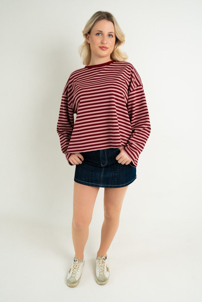 Longsleeve -GIGI burgundy