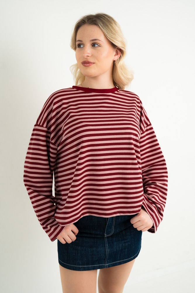 Longsleeve -GIGI burgundy