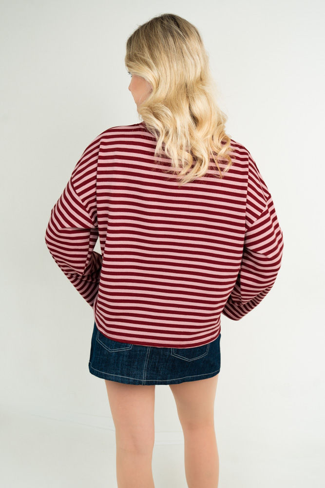 Longsleeve -GIGI burgundy