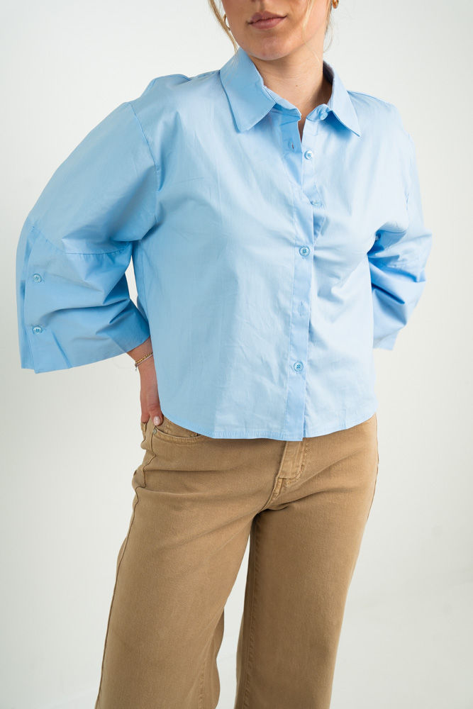 Bluse 3/4 -CELIA blue