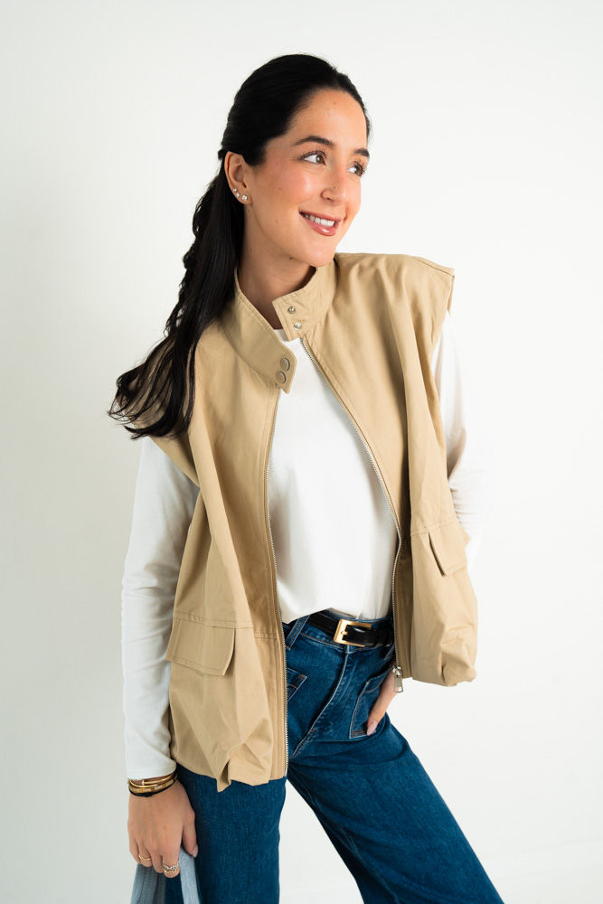 Weste -ELA beige