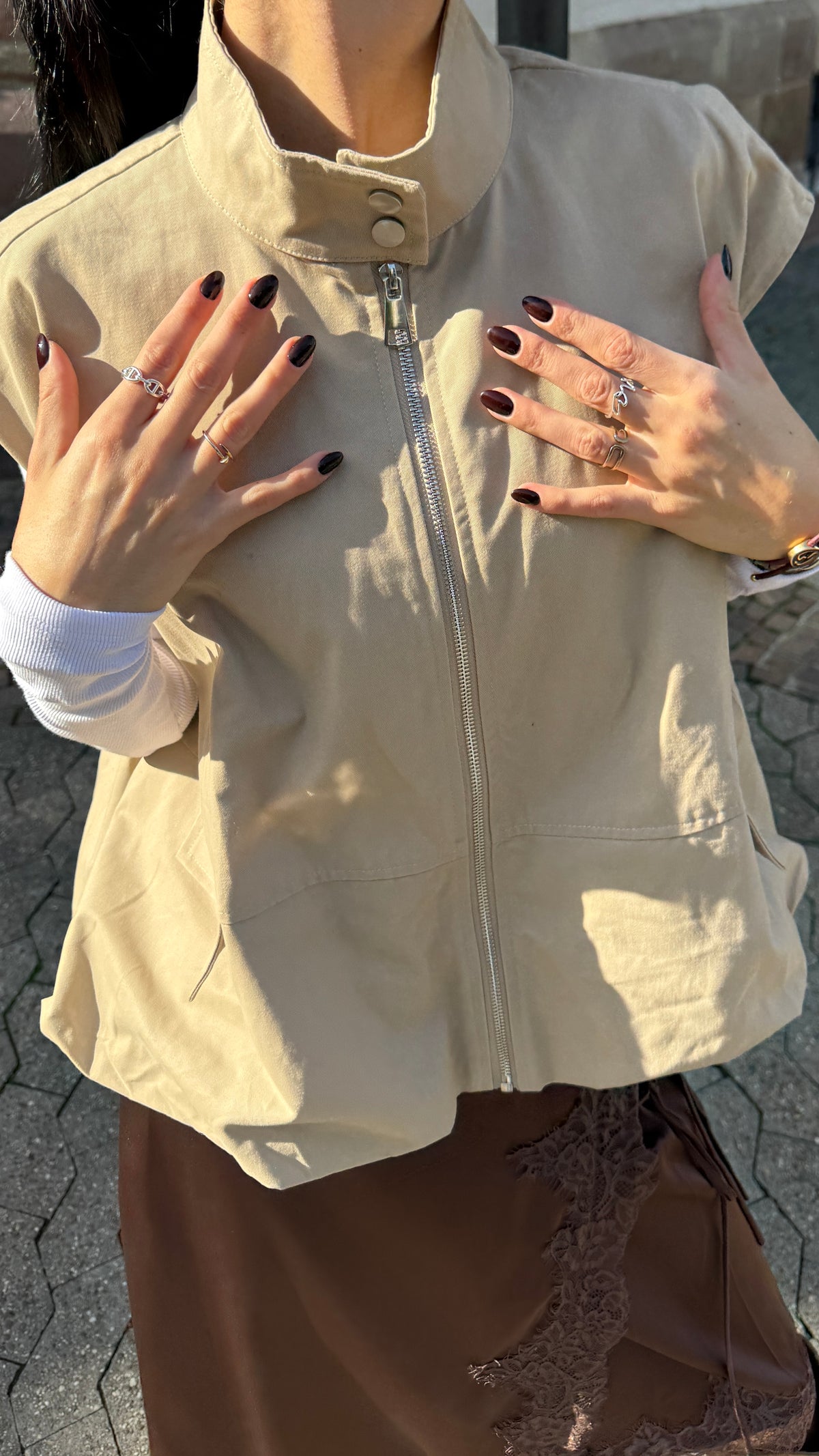 Weste -ELA beige