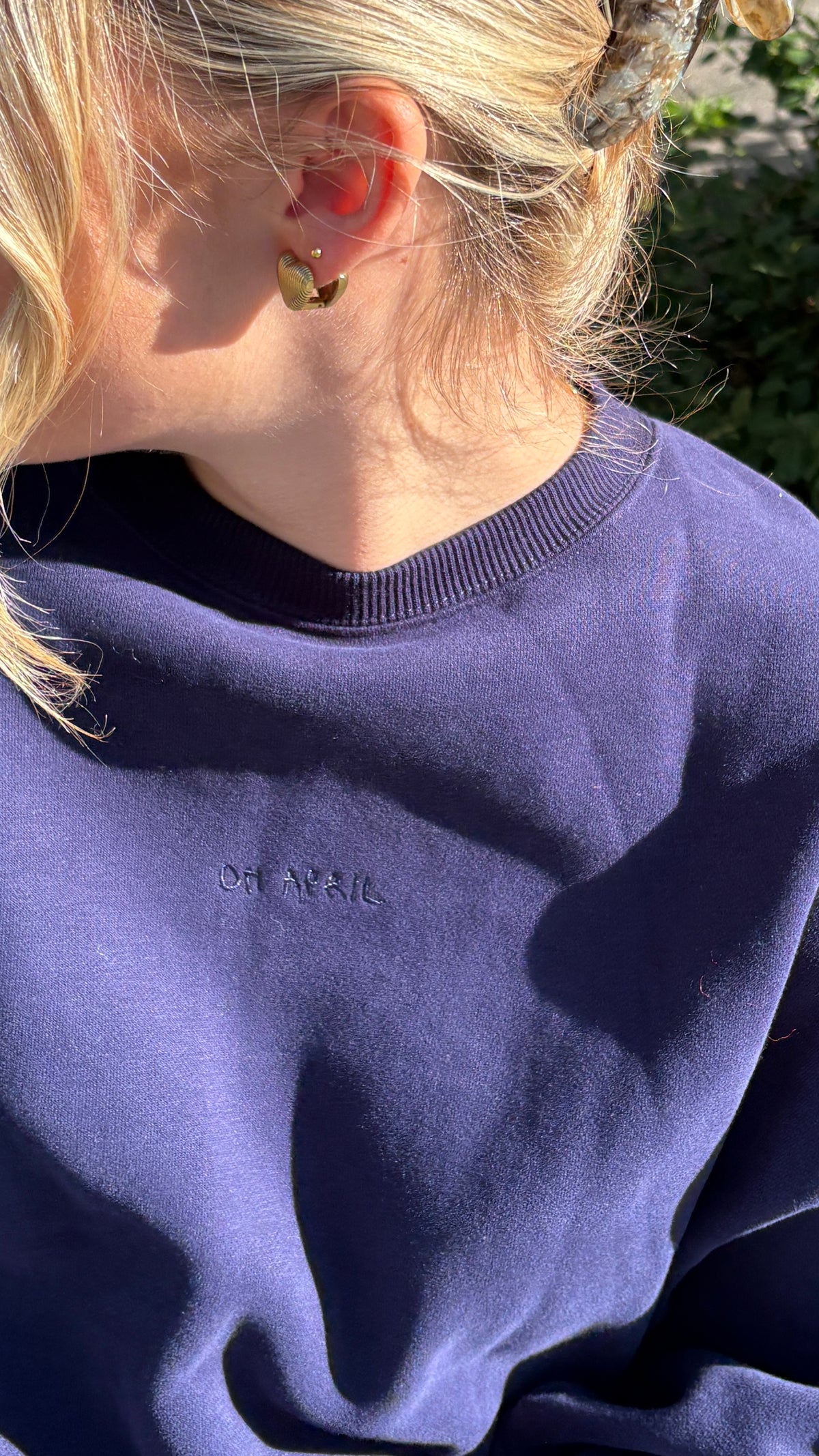 Oh April Sweater - BLUE