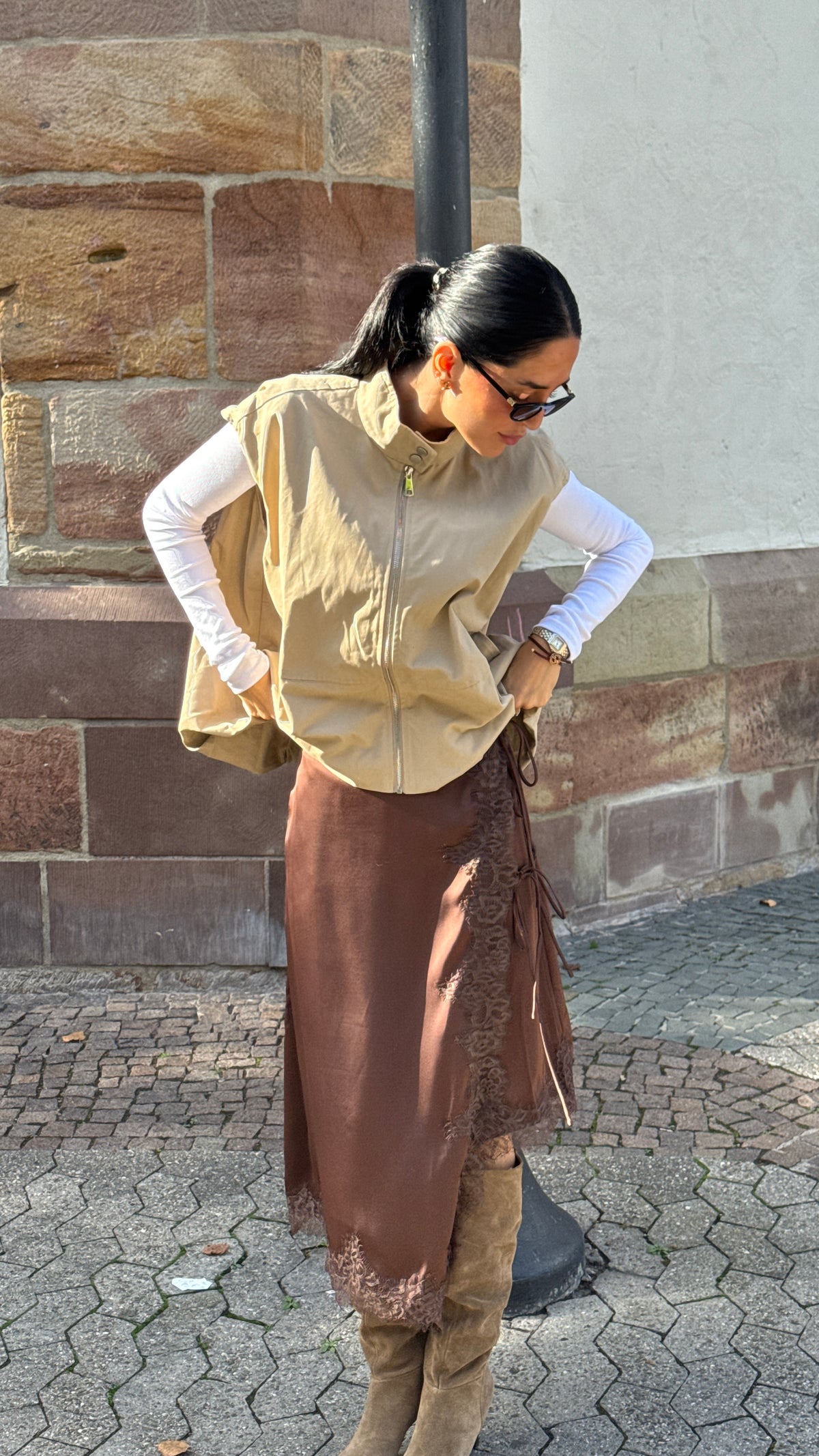 Weste -ELA beige