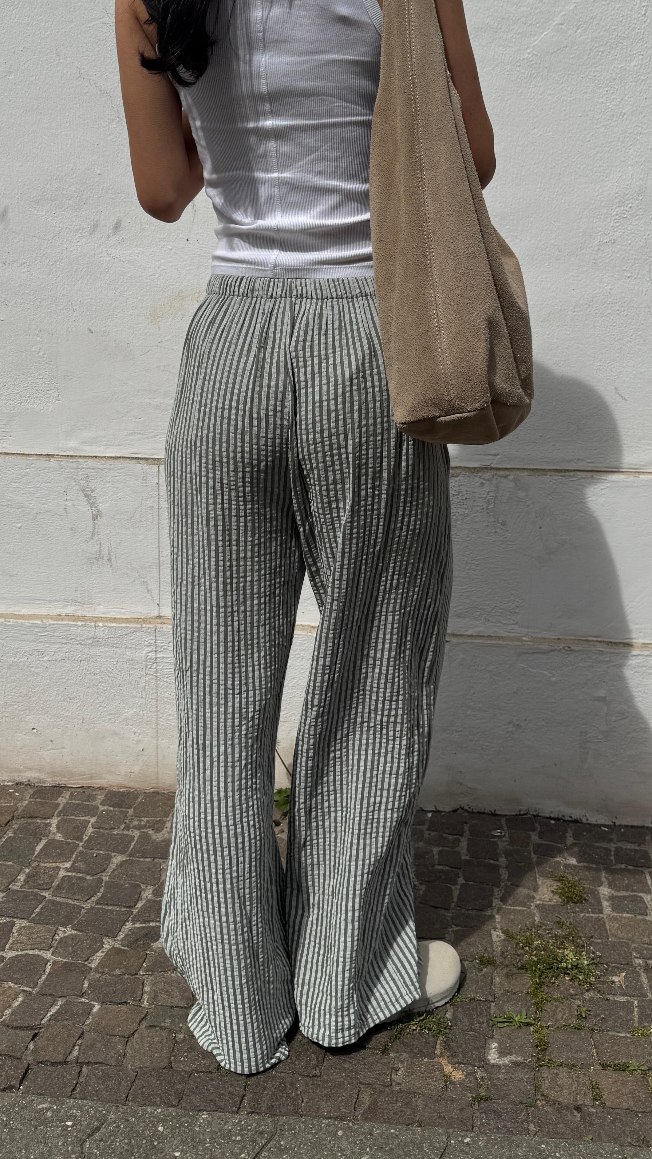 Musselinhose - LUNA green