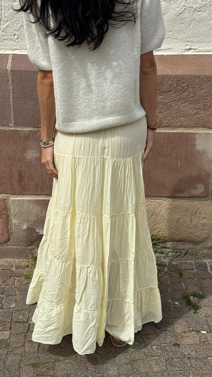 Baumwollrock - AURORA butteryellow