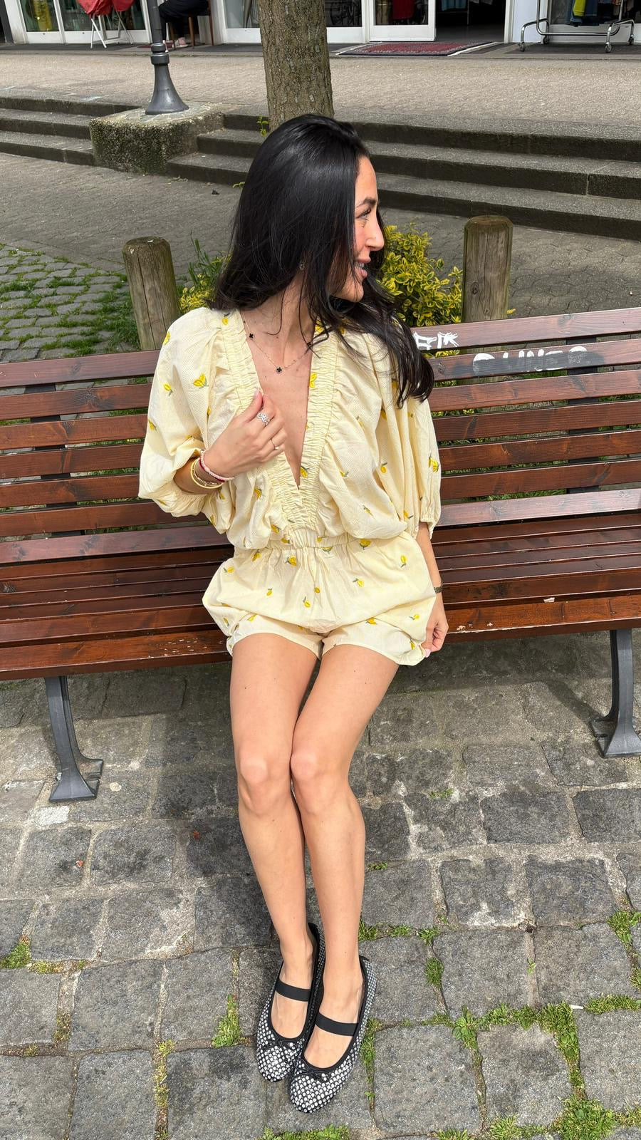 Jumpsuit mit Stickerei - NORA